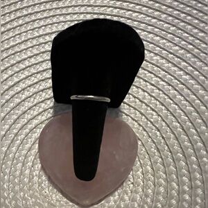 Simple Sterling Silver Band Pinky Ring